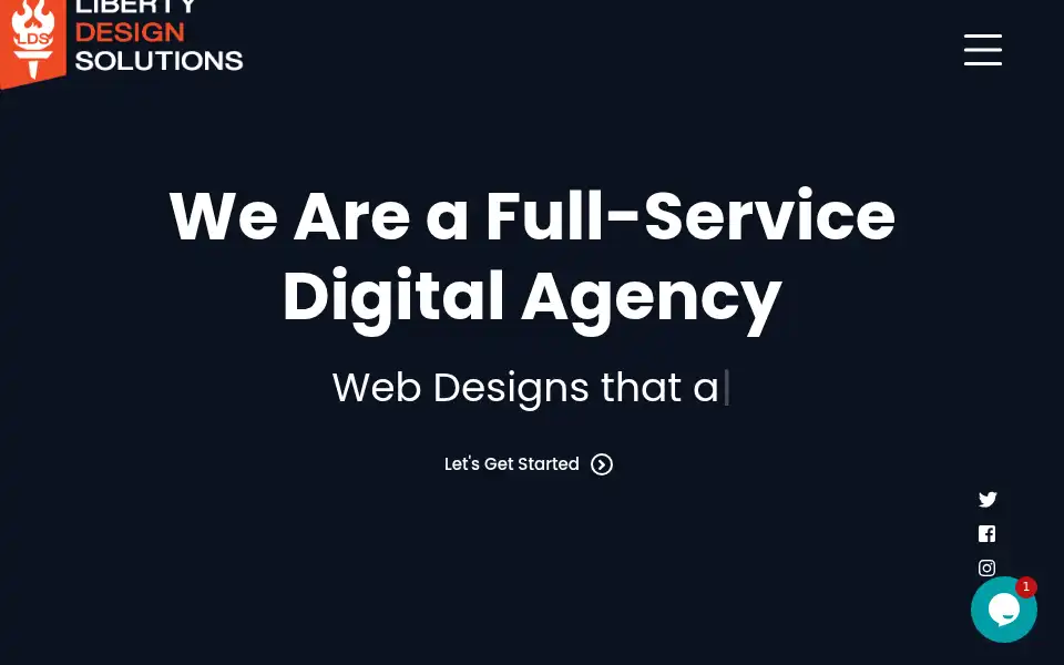 Screenshot of libertydesignsolutions.com