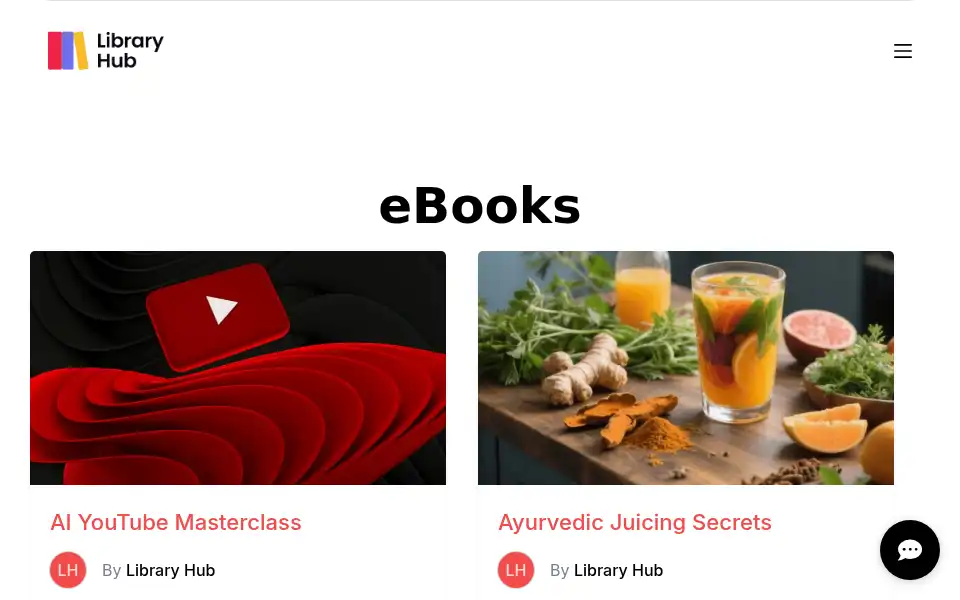 Screenshot of libraryhubs.com