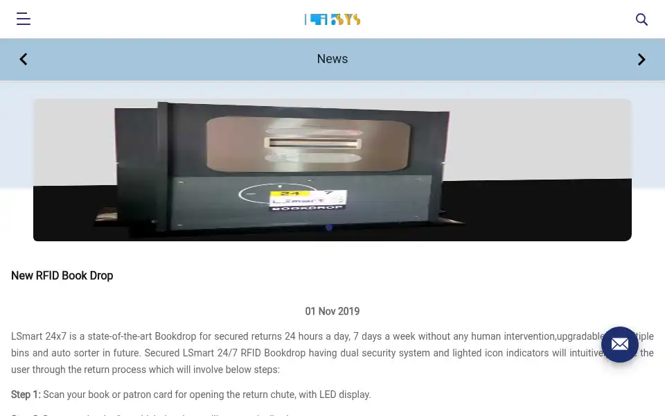 Screenshot of libsys.co.in