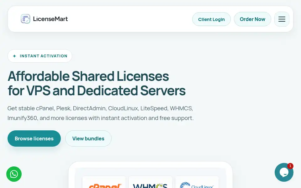 Screenshot of licensemart.net