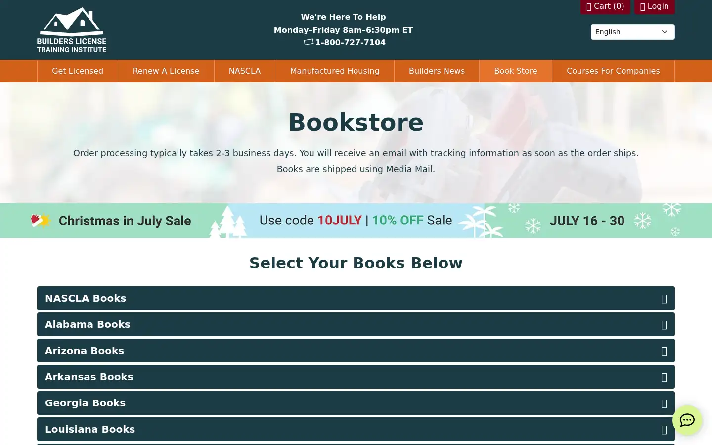 Screenshot of licensetobuild.com