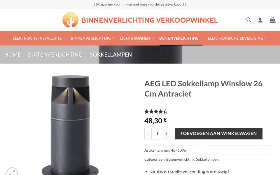 Screenshot of lichtbronnl.com
