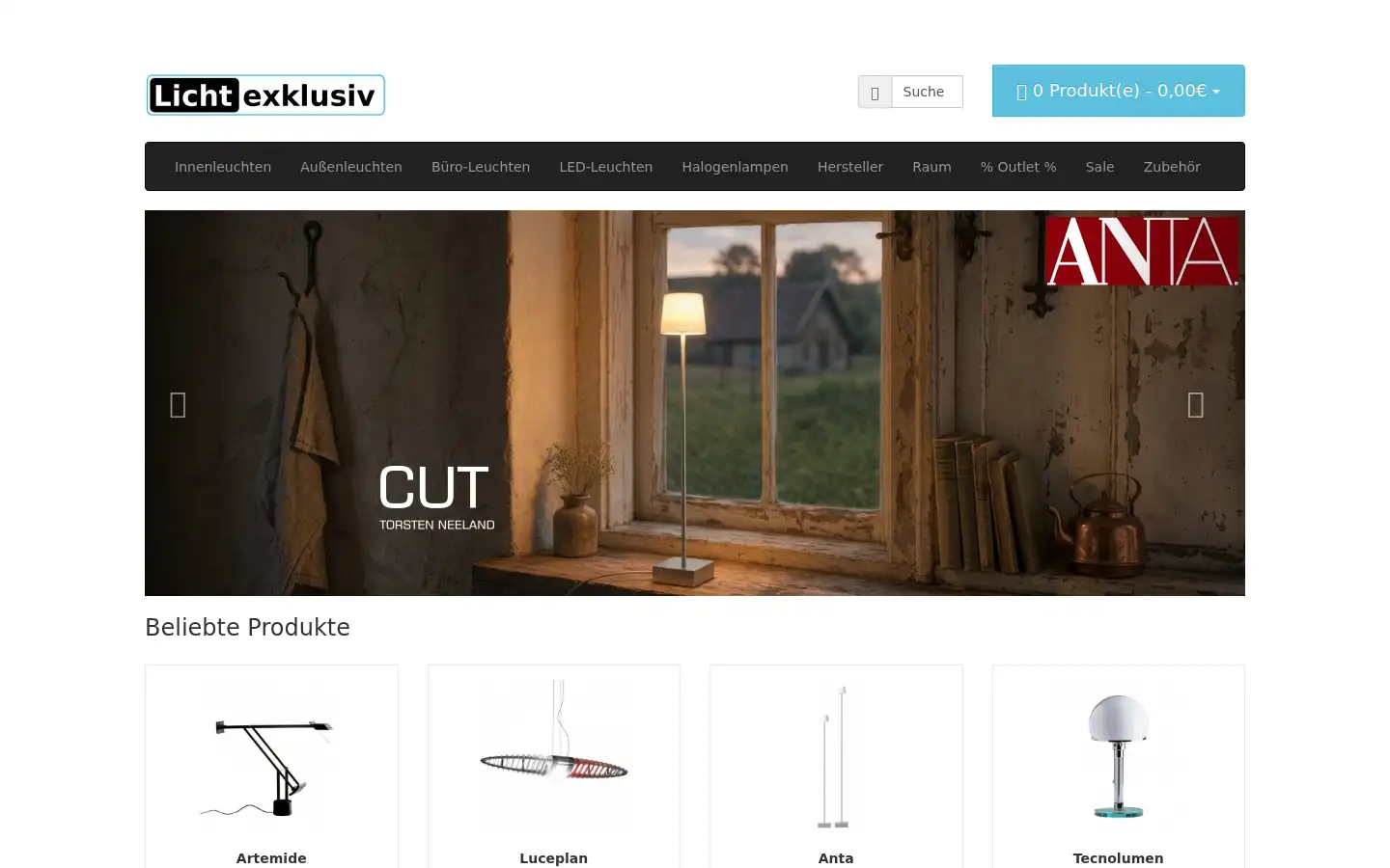 Screenshot of lichtexklusiv.de
