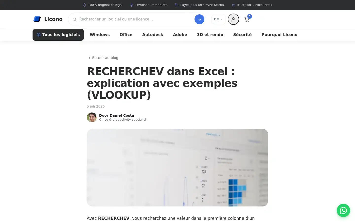 Screenshot of licono.nl