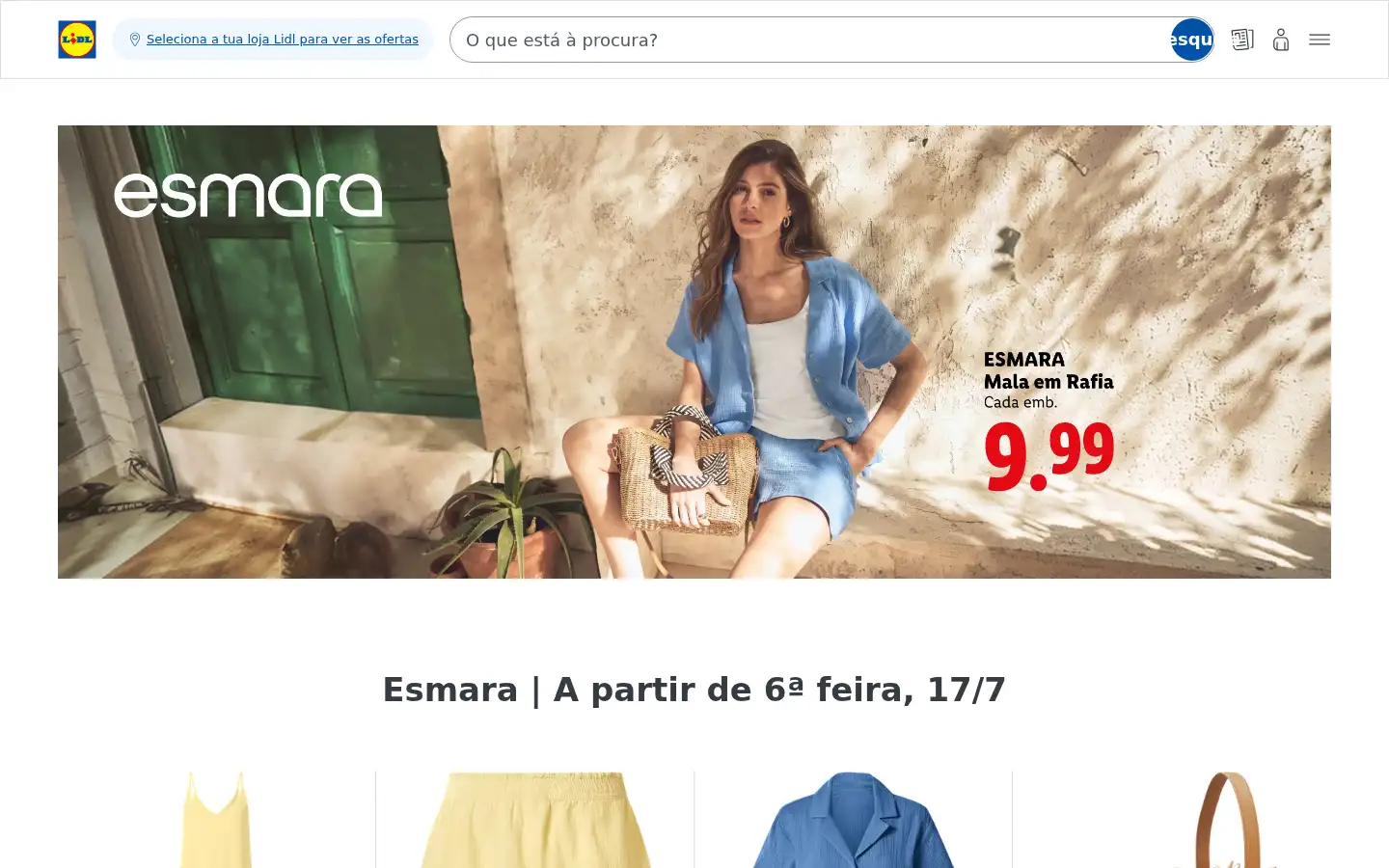 Screenshot of lidl.pt