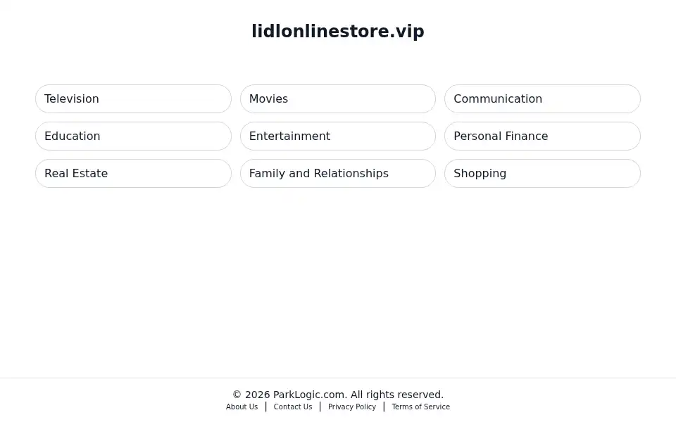 Screenshot of lidlonlinestore.vip