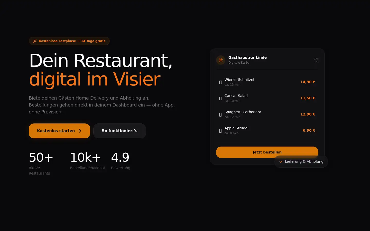 Screenshot of lieferlynx.de