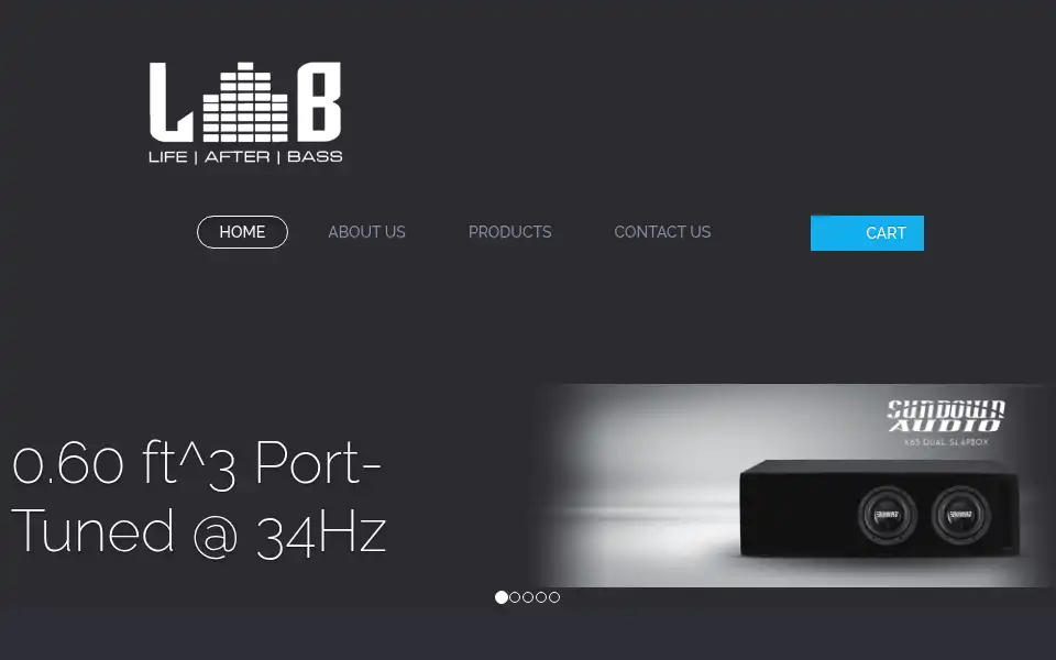 Screenshot of lifeafterbass.com