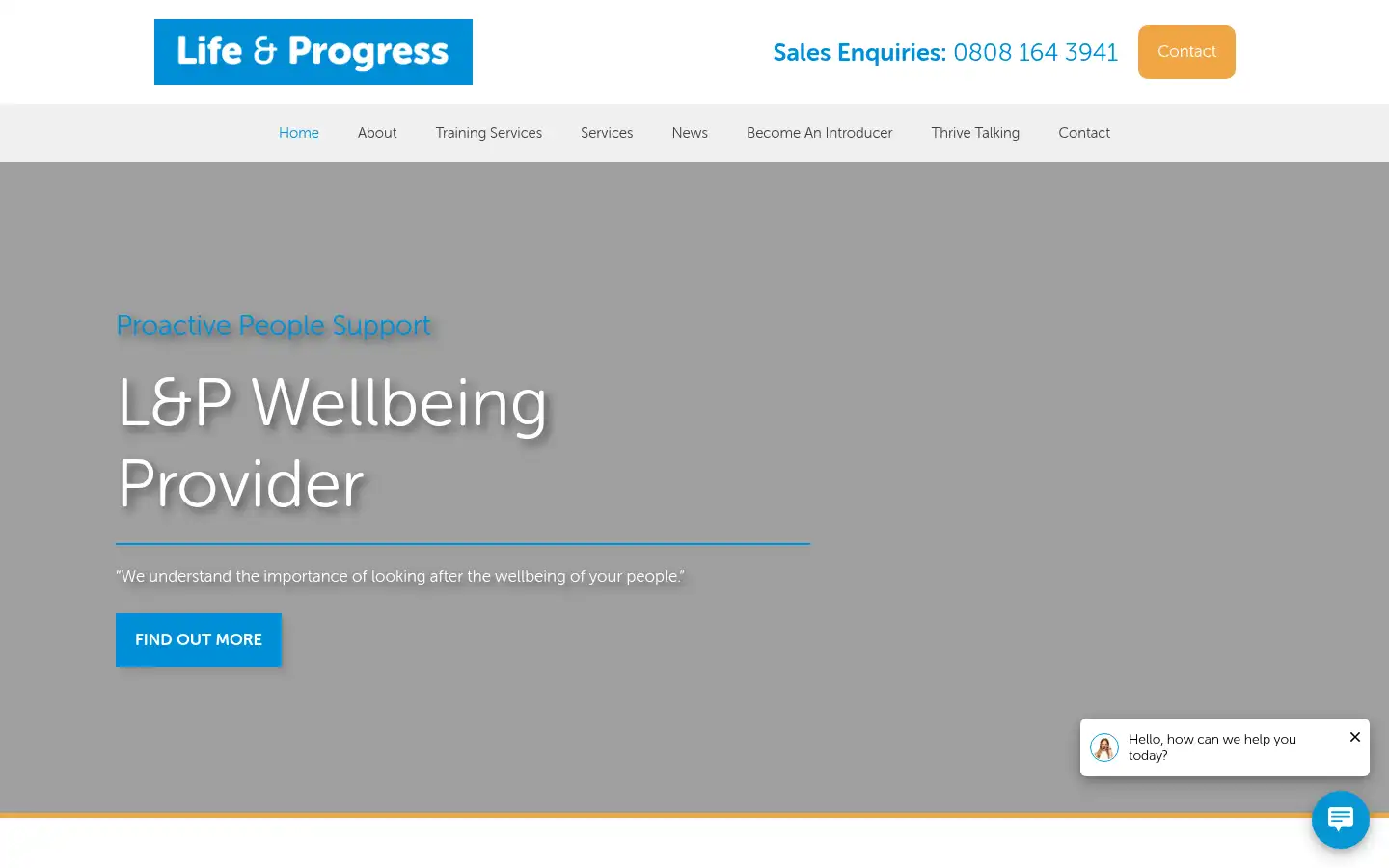 Screenshot of lifeandprogress.co.uk