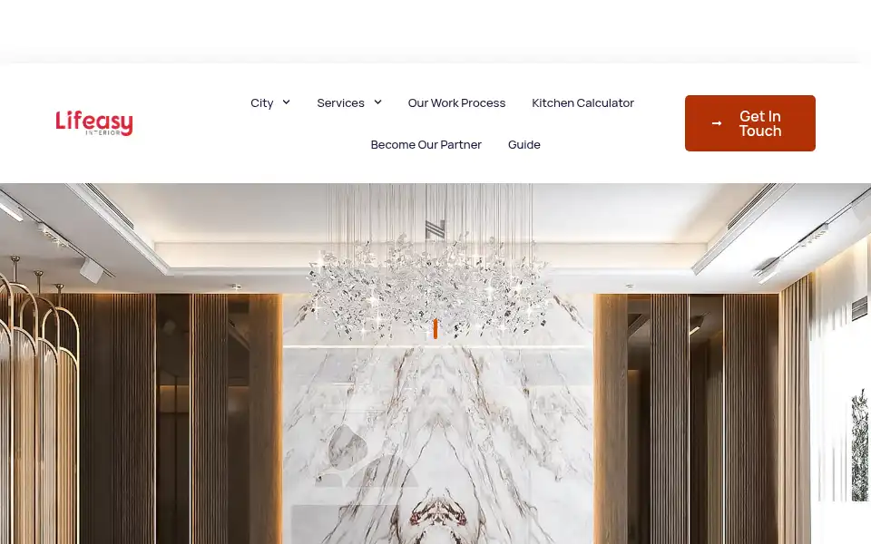 Screenshot of lifeasyinterior.com