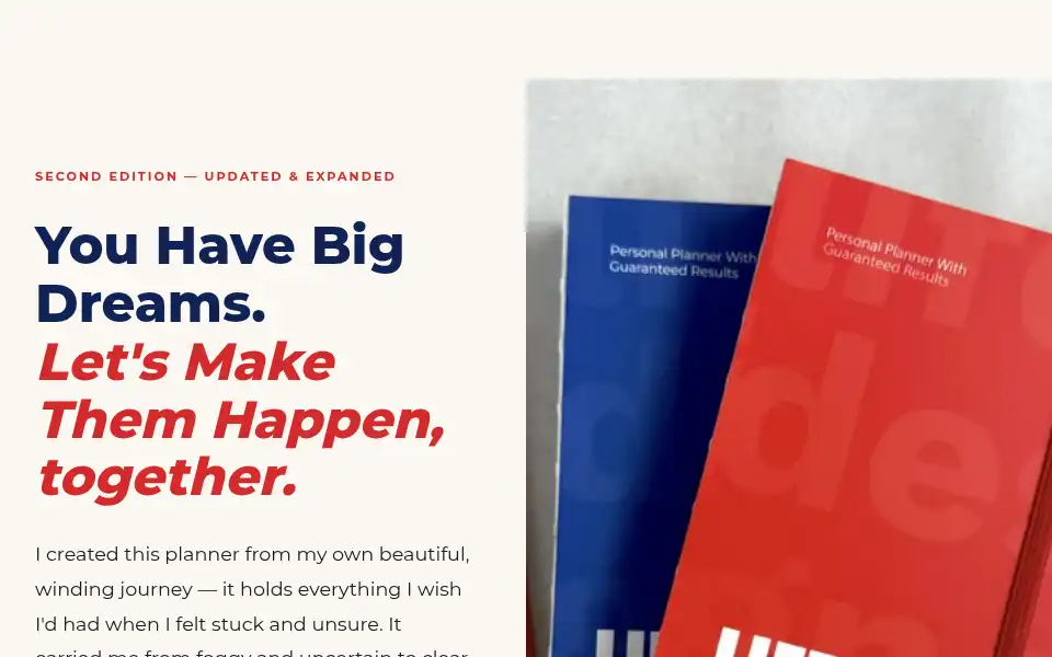Screenshot of lifedesignergoal.gvantsa.com