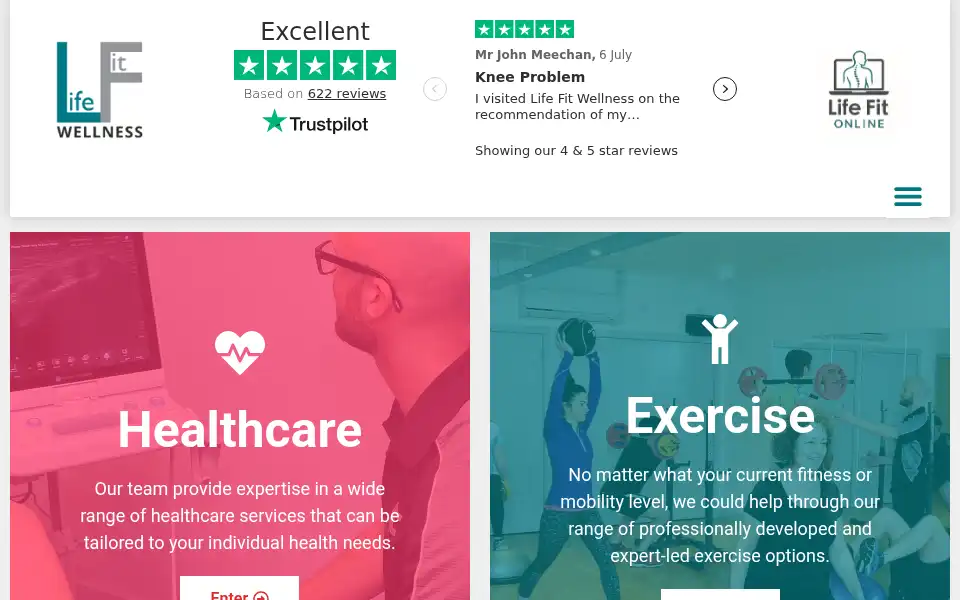 Screenshot of lifefitwellness.co.uk