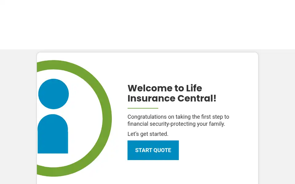 Screenshot of lifeinsurancecentral.com