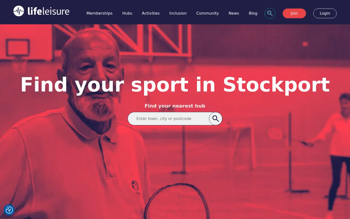 Screenshot of lifeleisure.net