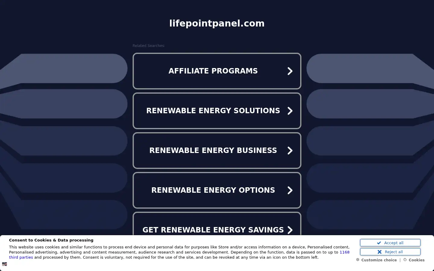 Screenshot of lifepointpanel.com