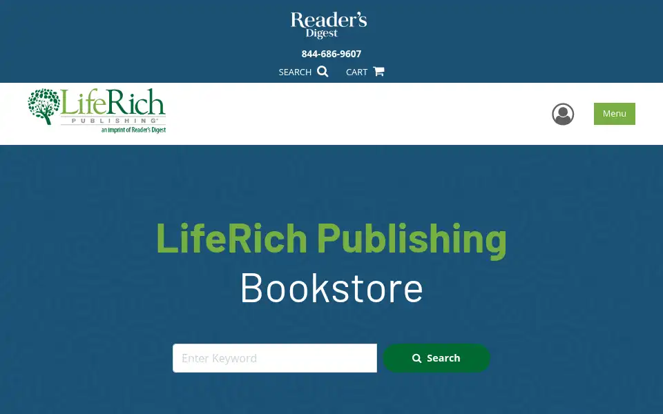 Screenshot of liferichpublishing.com