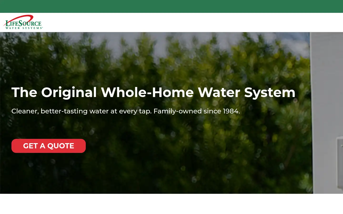 Screenshot of lifesourcewater.com