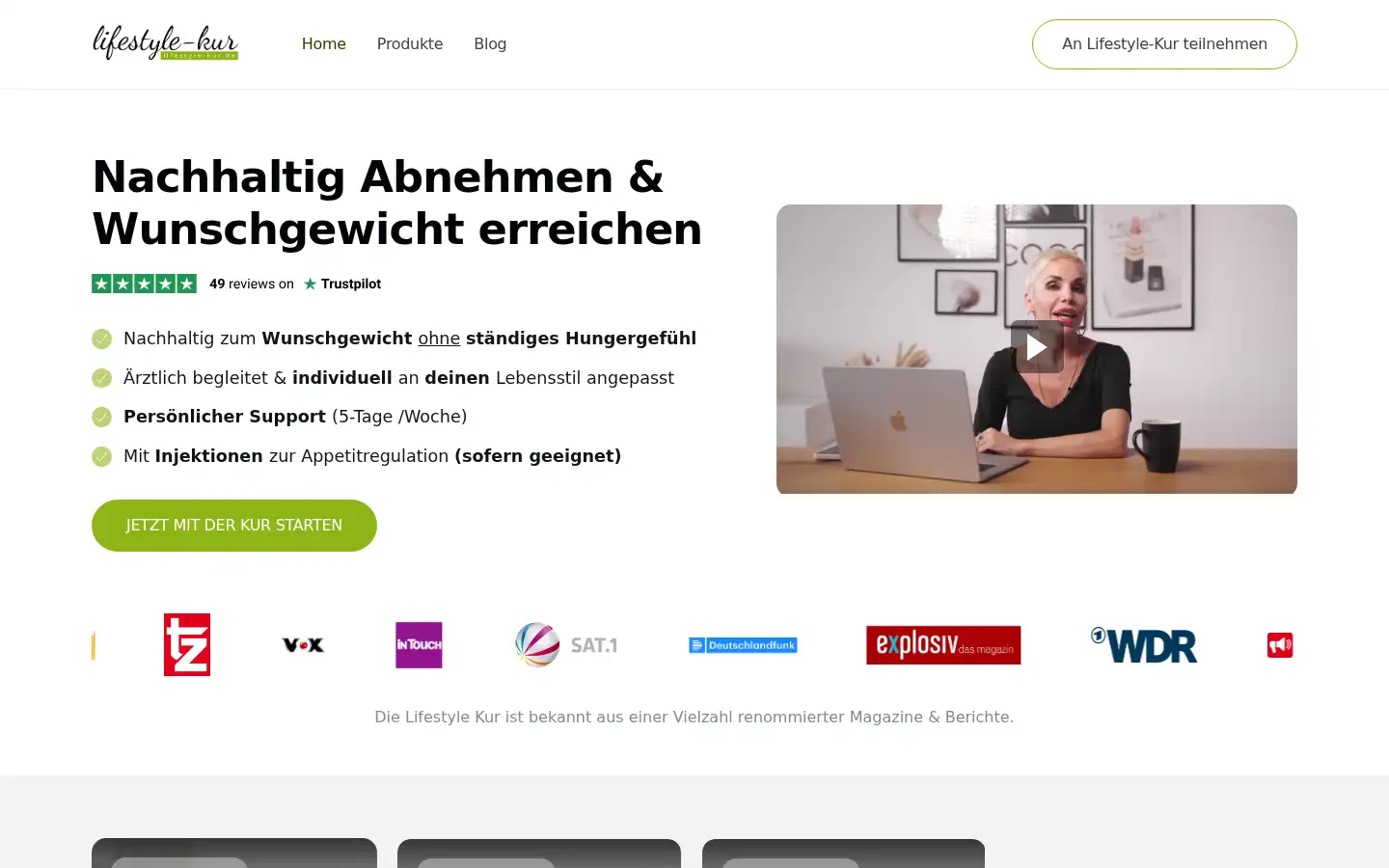 Screenshot of lifestyle-kur.de