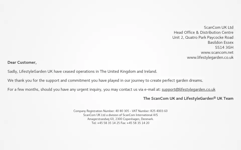 Screenshot of lifestylegarden.co.uk
