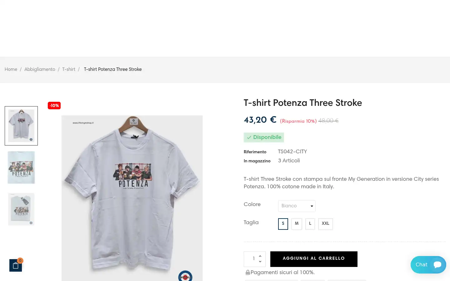 Screenshot of lifestyleshop.it