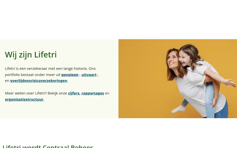 Screenshot of lifetri.nl