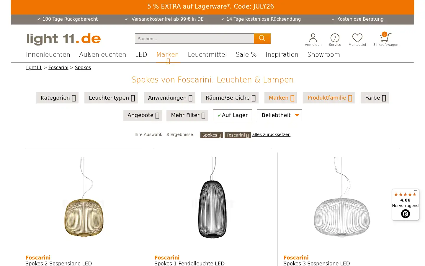 Screenshot of light11.de
