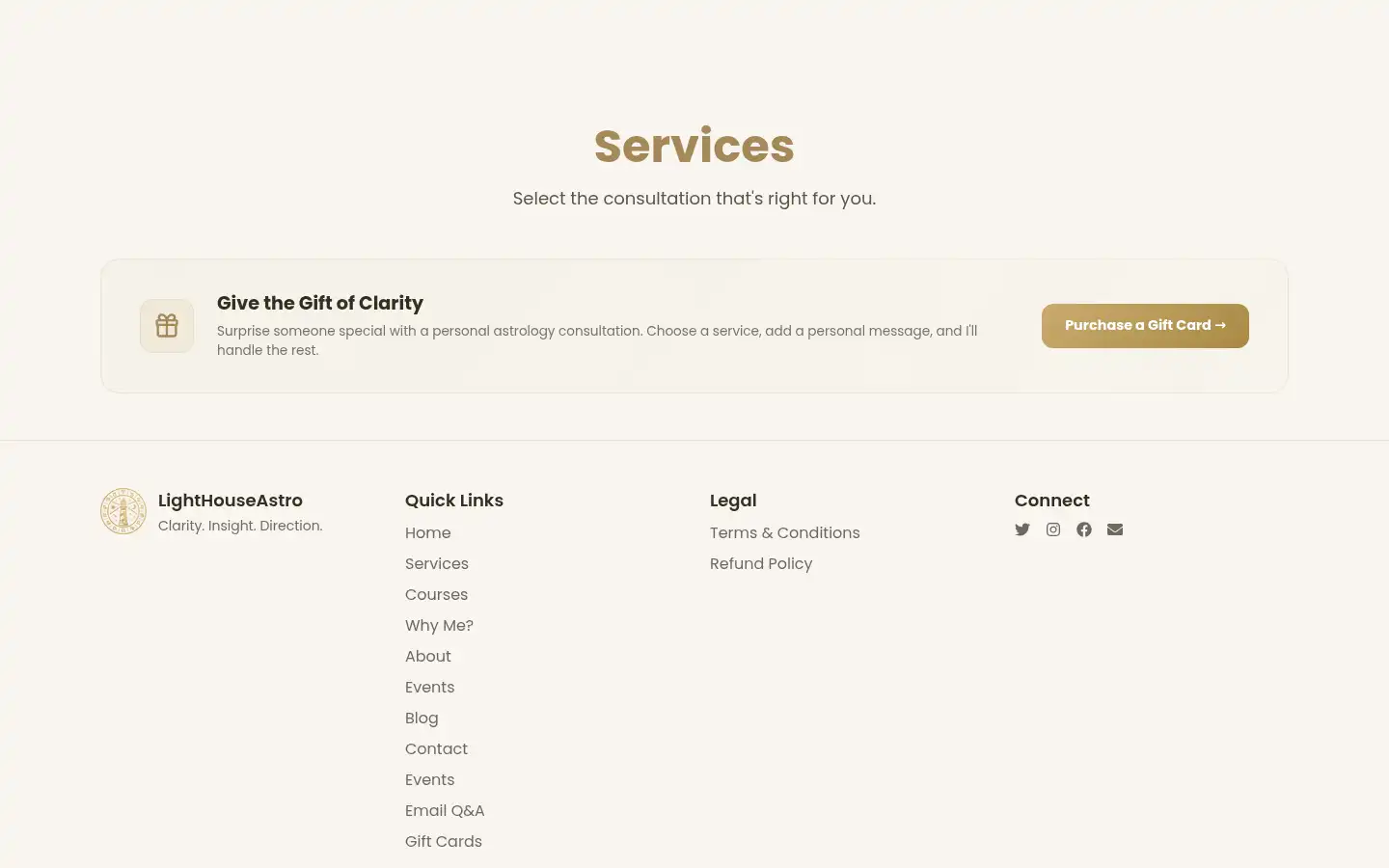 Screenshot of lighthouseastro.com