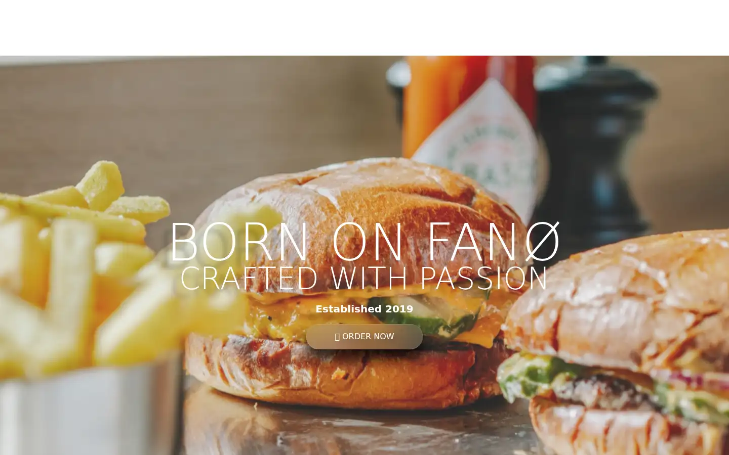 Screenshot of lighthouseburger.dk