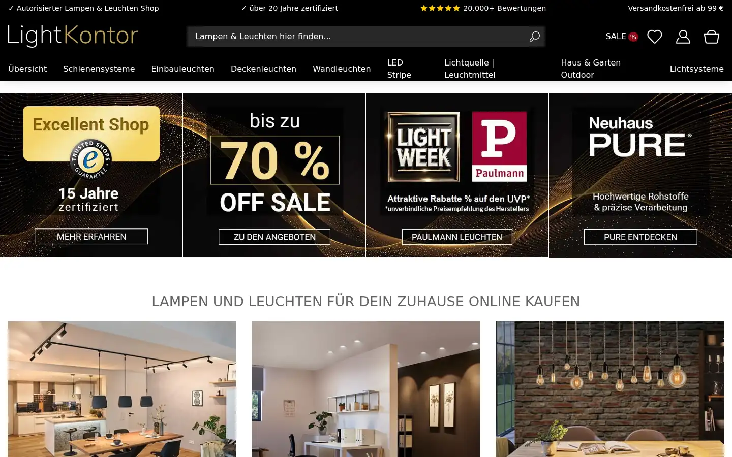 Screenshot of lightkontor.de