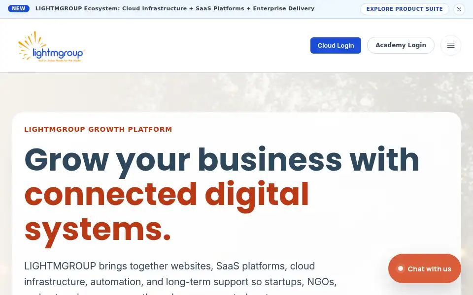 Screenshot of lightmgroup.com