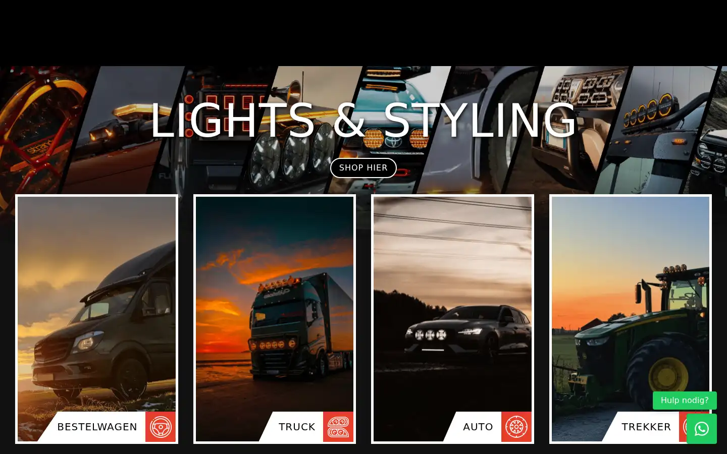 Screenshot of lightsandstyling.com