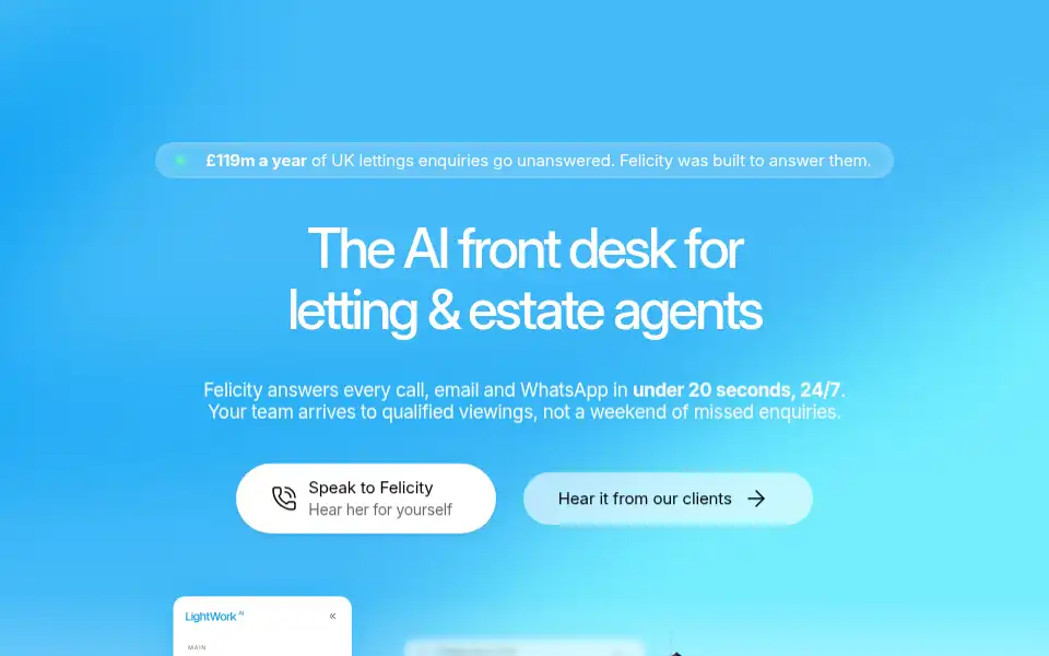 Screenshot of lightwork.co