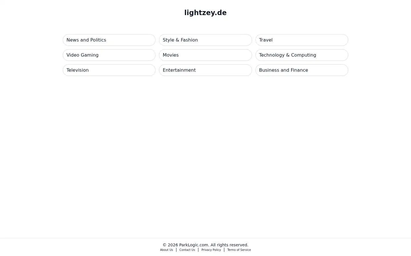 Screenshot of lightzey.de