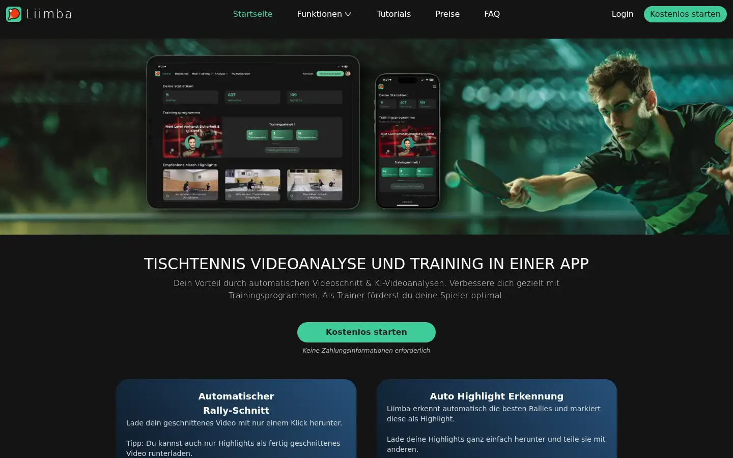 Screenshot of liimba.com