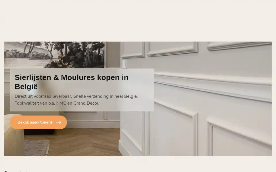 Screenshot of lijstenornament.be