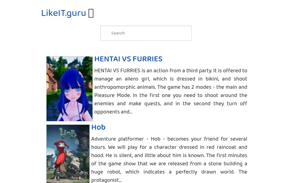 Screenshot of likeit.guru