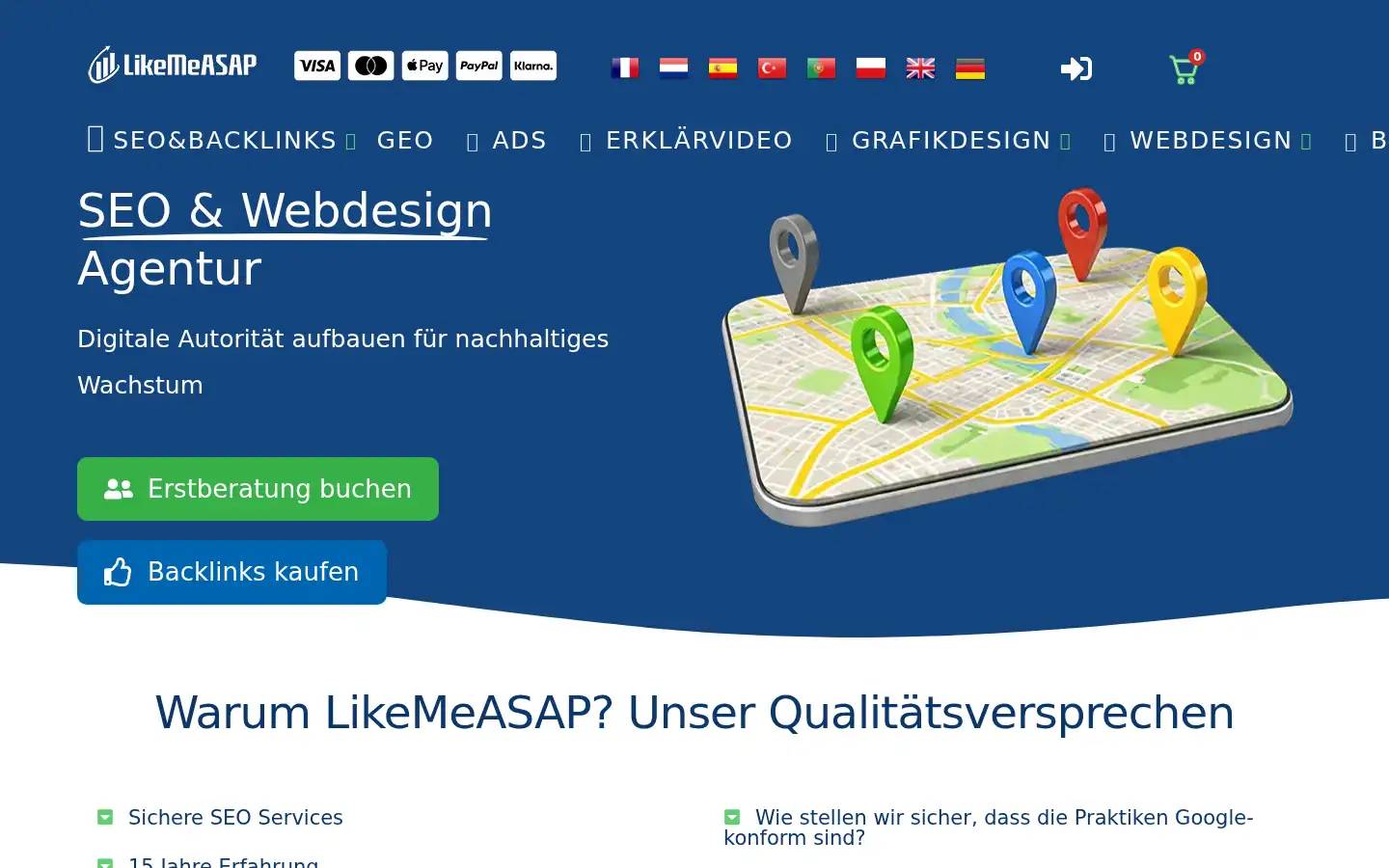 Screenshot of likemeasap.com