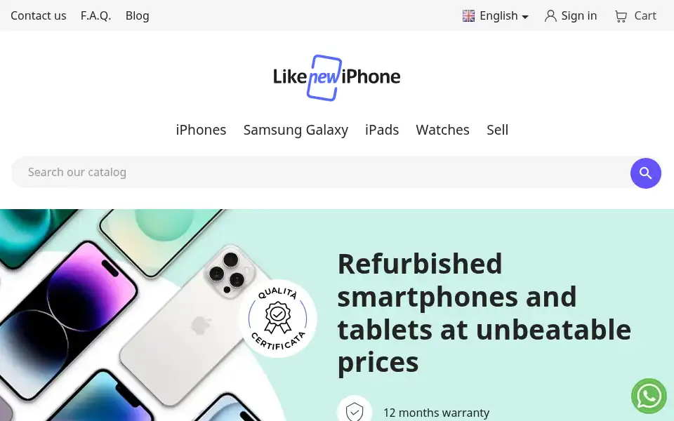 Screenshot of likenewiphone.com