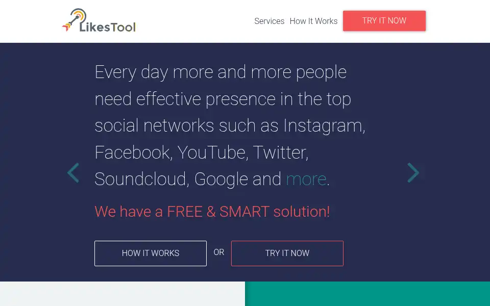 Screenshot of likestool.com