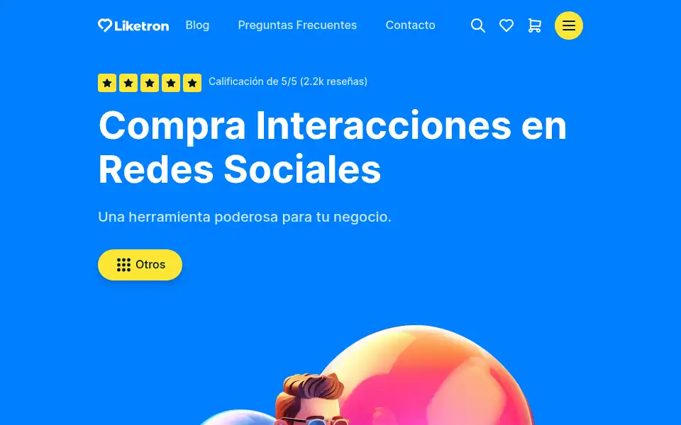 Screenshot of liketron.com