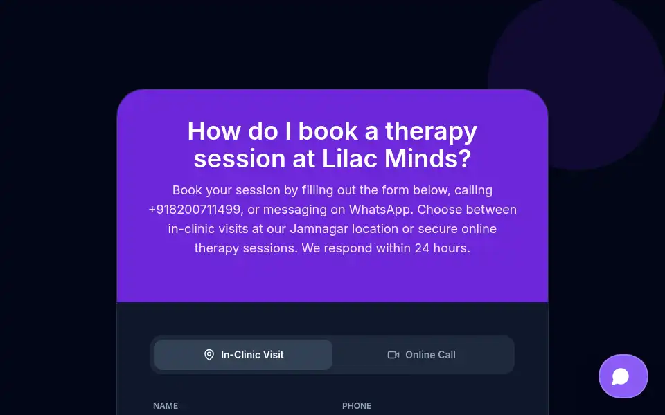 Screenshot of lilacminds.com