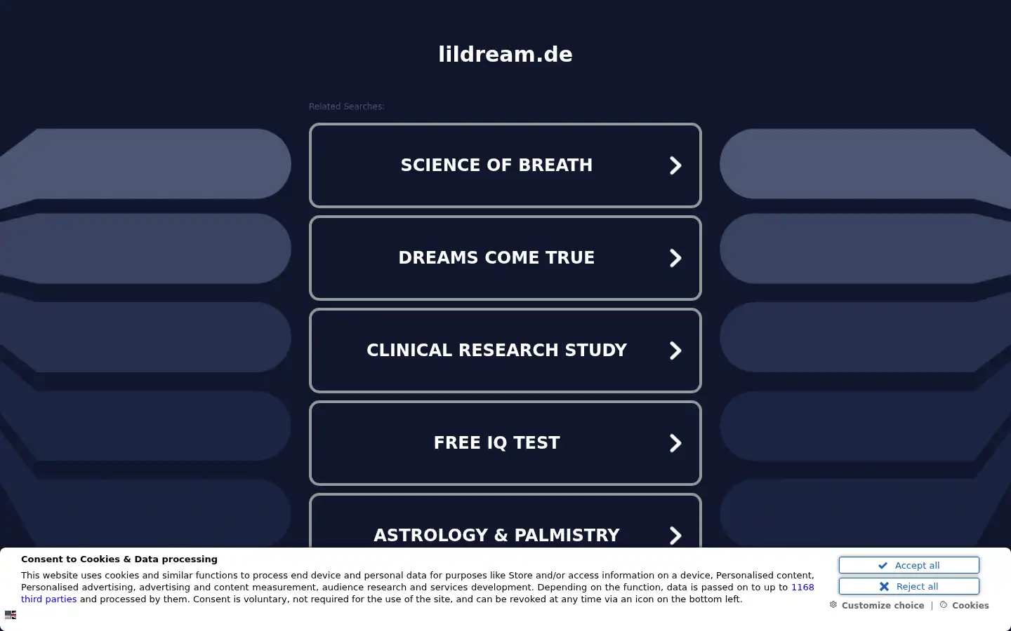 Screenshot of lildream.de