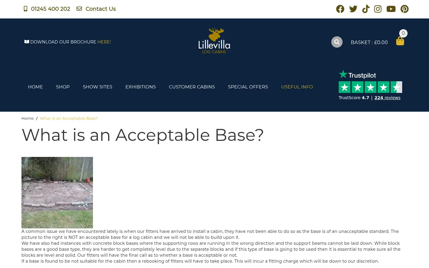 Screenshot of lillevilla.co.uk