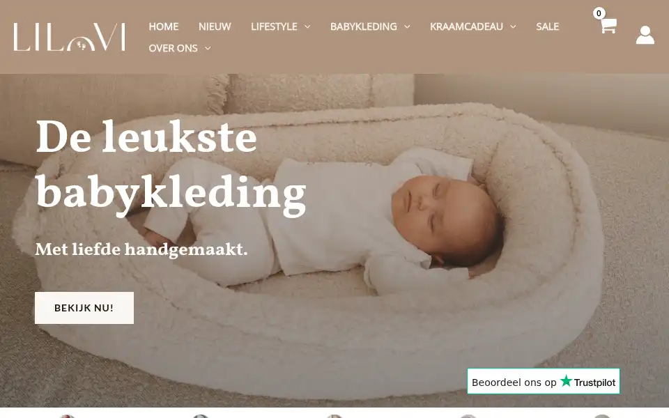 Screenshot of lilovi.nl