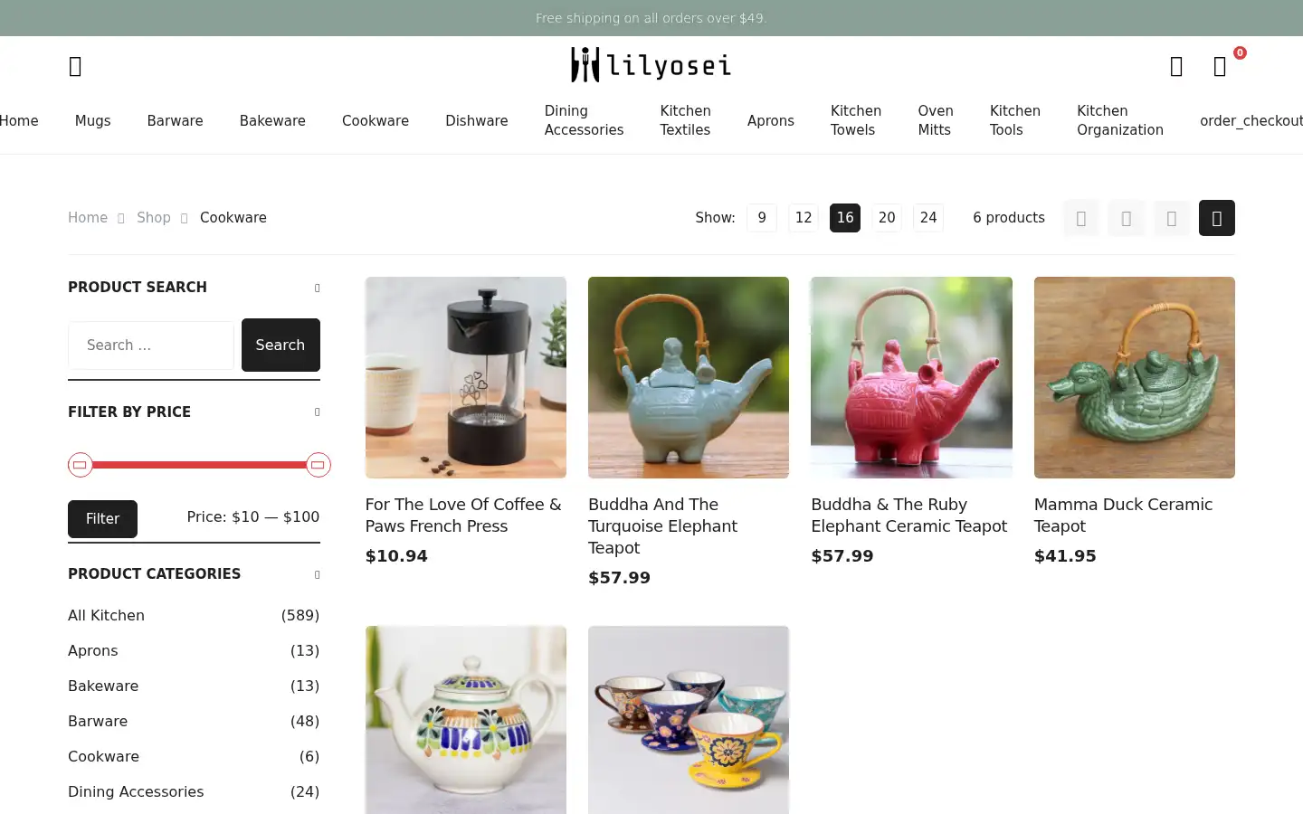 Screenshot of lilyosei.com