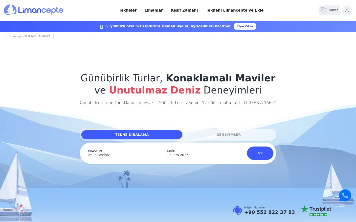 Screenshot of limancepte.com