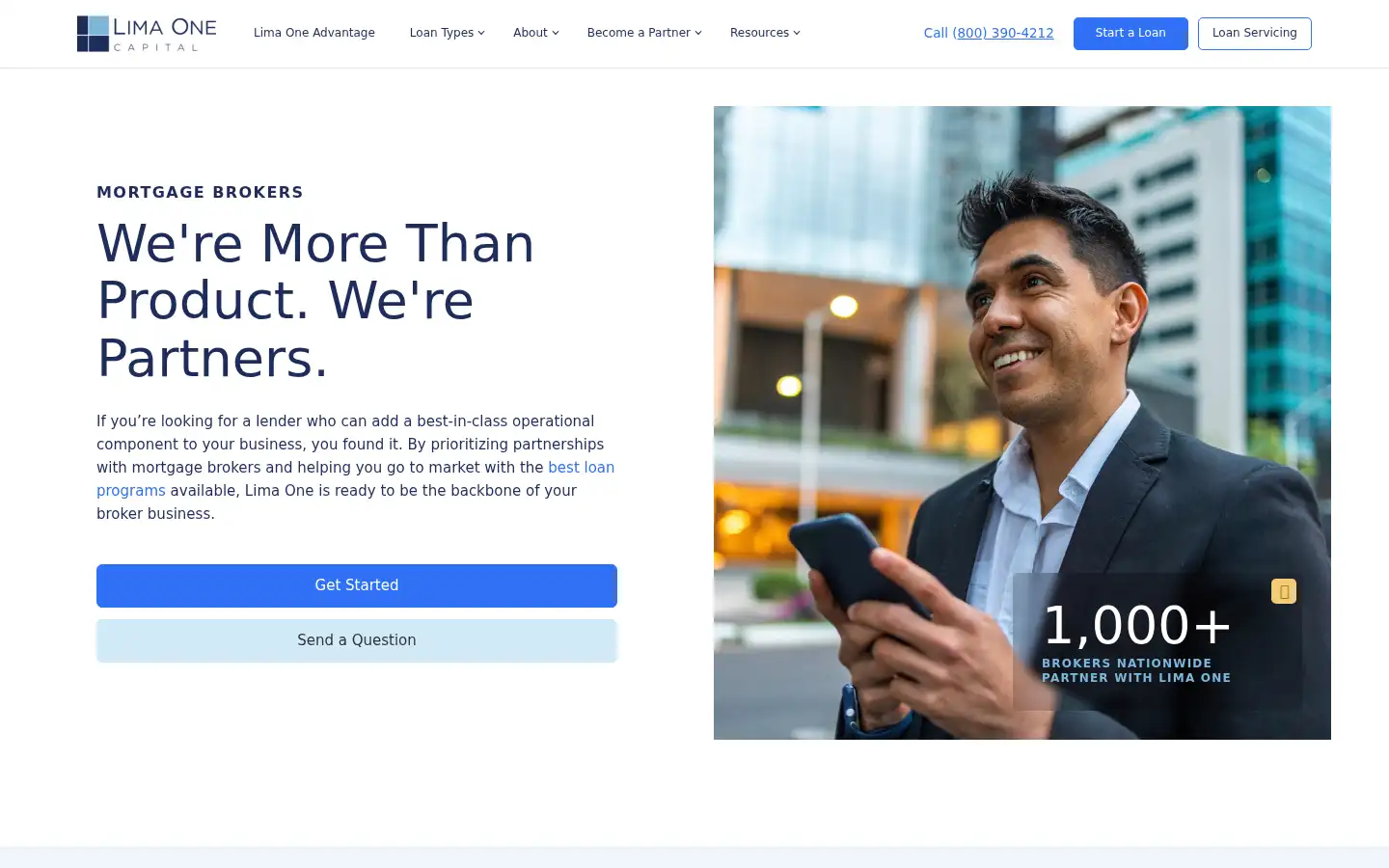 Screenshot of limaone.com