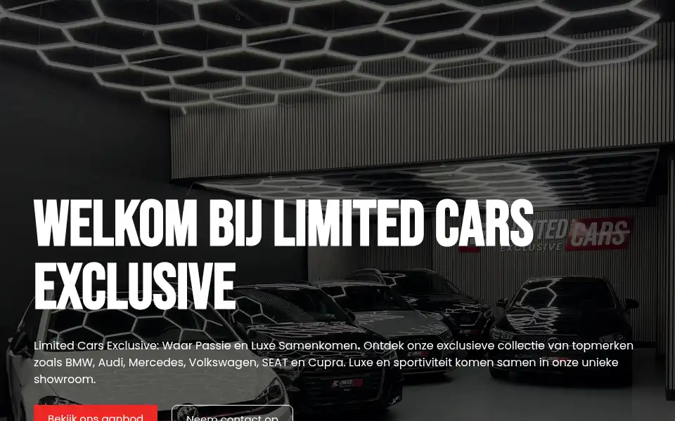Screenshot of limitedcarsexclusive.nl