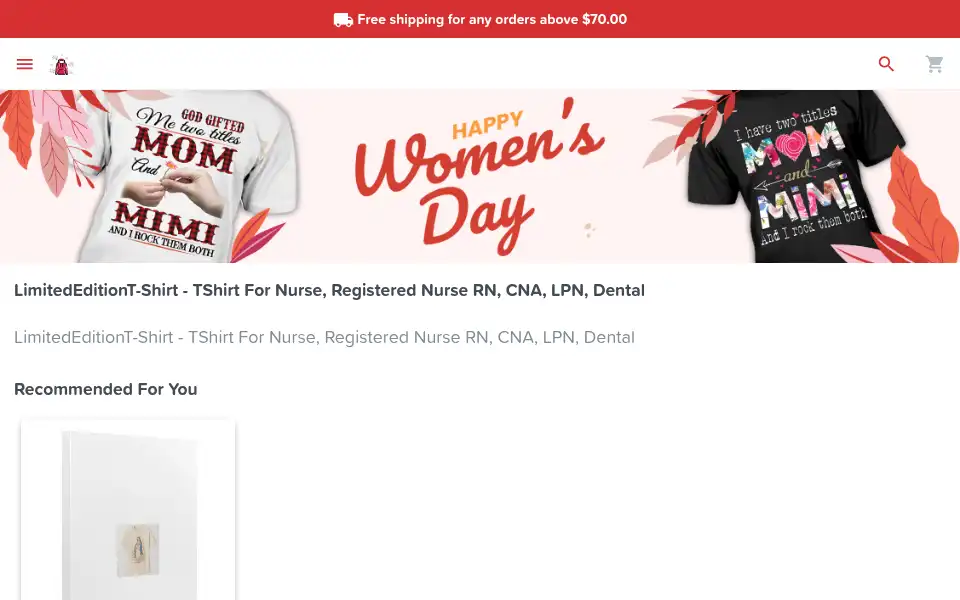 Screenshot of limitededitionts.com