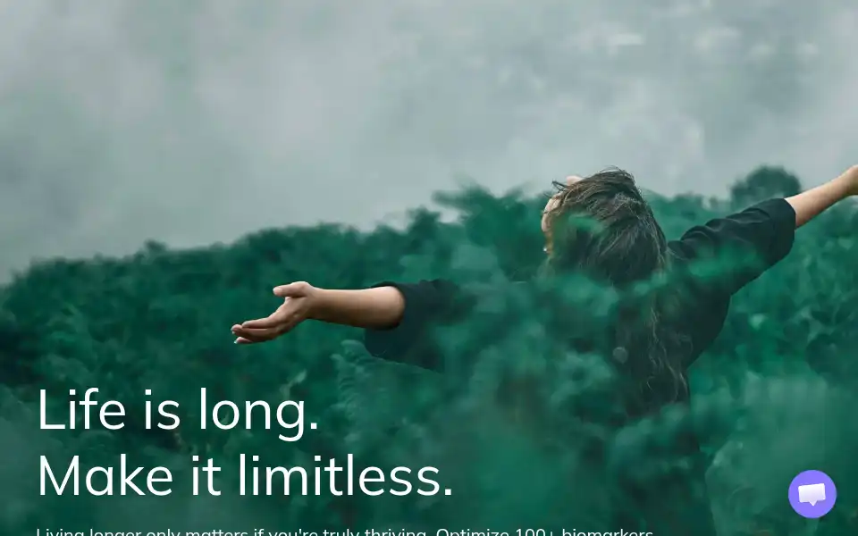 Screenshot of limitless.today